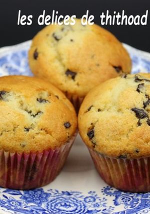 Une photo de Muffins aux pépites de chocolat