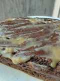 Torta🍰de banano🍌,cacao🍫y dulce🍯de leche🍌🥛