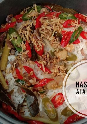 Foto resep Nasi Liwet Rice Cooker