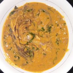How to make groundnut soup A picture of How to make groundnut soup.