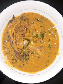 A picture of How to make groundnut soup.
