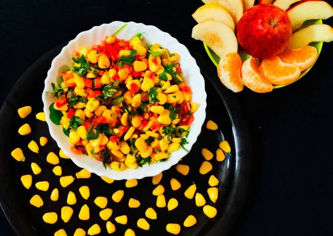 Corn Chaat Recipe