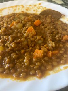Una foto de Lentejas a mi manera en Mambo