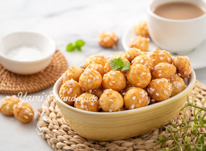 珍珠脆糖迷你小泡芙 的食譜成品照片