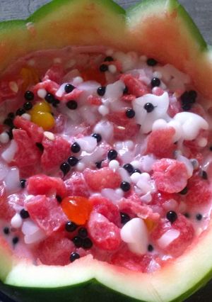Foto resep Es buah semangka