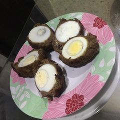 A picture of Scotched egg (beef).
