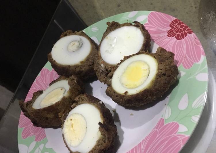Recipe of Perfect Scotched egg (beef)