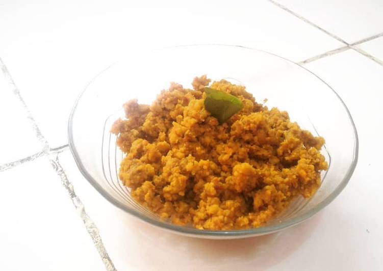 Tumis Oncom Sambel Setan