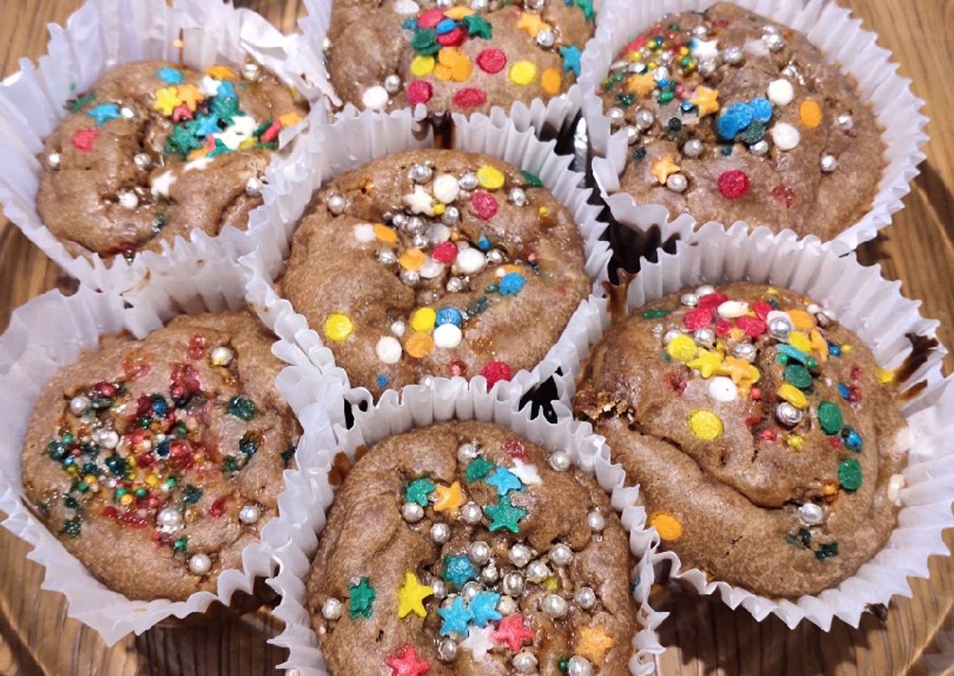 Banana and Choco Muffins