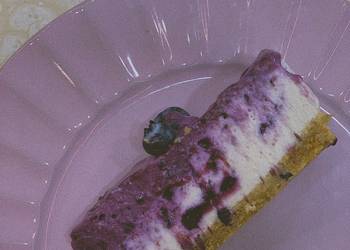 Easy Prepare Recipe Blueberry Cheese Cake Home Style