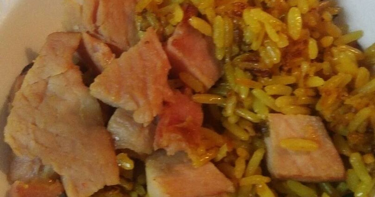 Patched Rice Ham Parched Rice Recipe By Skunkmonkey101