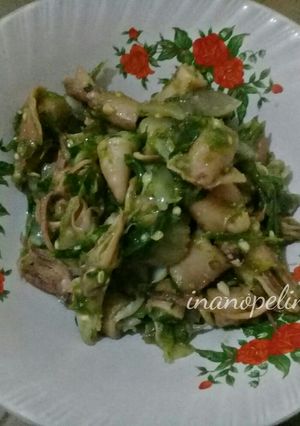 Foto resep 27. Cumi asin cabe hijau #BikinRamadanBerkesan