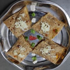 A picture of Paneer kathi roll (Paratha).