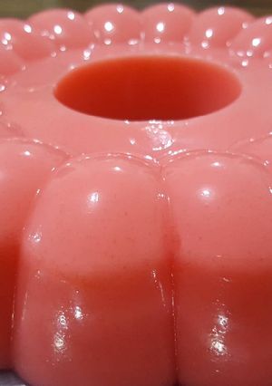 Foto resep Silky pudding strawberry