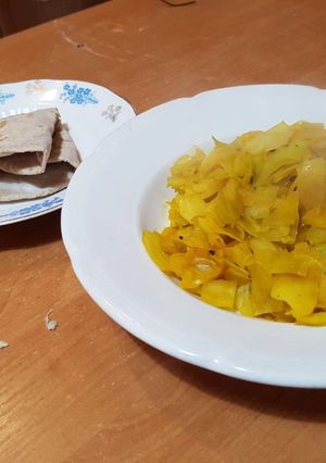A picture of Masala  Cabbage.