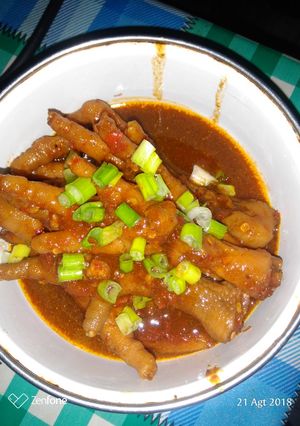Foto resep Ceker Pedas Lunak Tanpa Presto