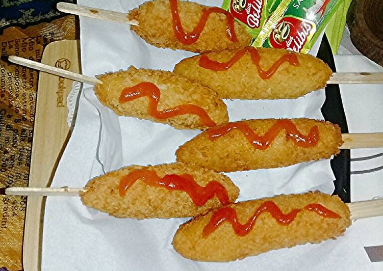 Kentang sosis keju