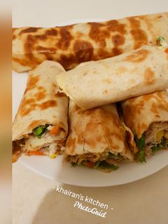 Tortilla Egg wrap ainihin hoton girkin