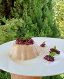 Panna cotta con compota de zarzamora
