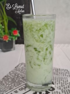 Foto resep Es Lumut Melon