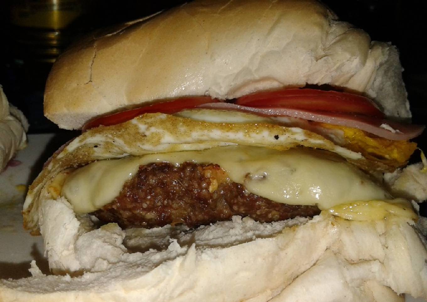 Hamburguesa casera🍔