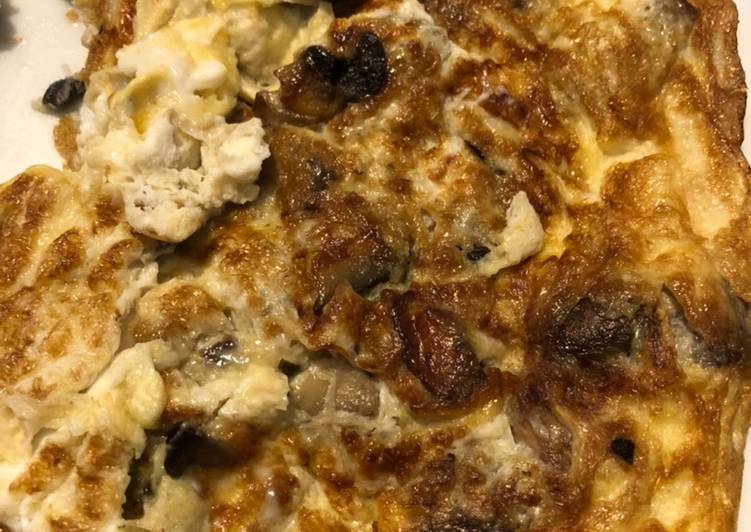 Recipe of Award-winning Classic Mushroom Omelette