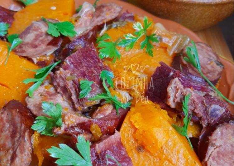 Jerimum com carne seca - Tudogosreceitas
