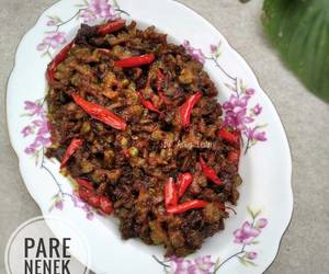 Cara Memasak Cepat Pare Nenek Yummy Mantul