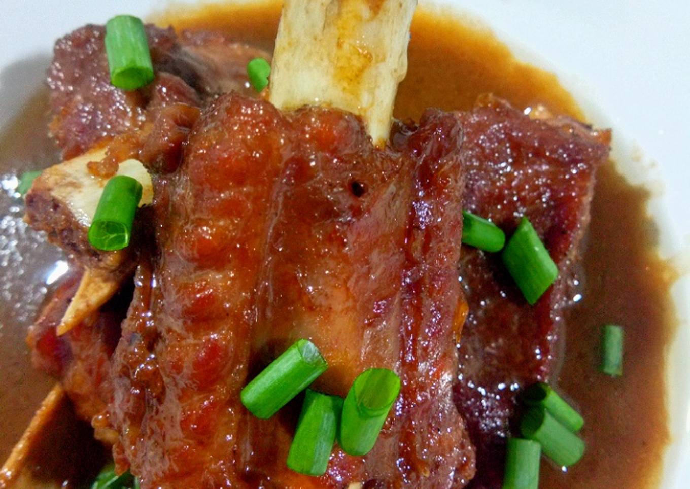 Pares pork ribs