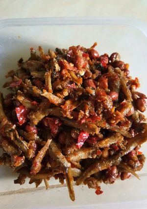 Foto resep Teri kacang balado