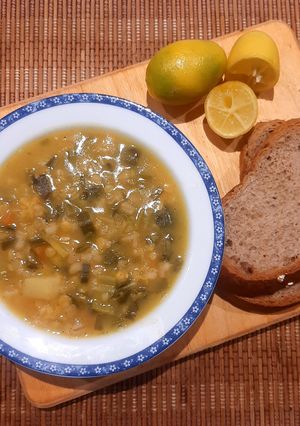 عکسی از دستور سوپ‌تره فرنگی و دال عدس