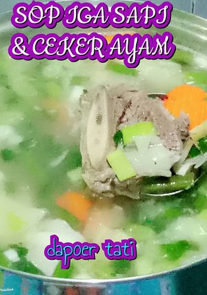 Foto resep SOP IGA SAPI & CEKER AYAM