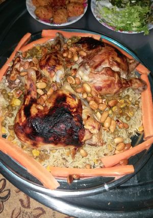 صورة لوصفة اوزي بالدجاج