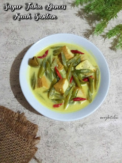 Foto resep Sayur Tahu Buncis Kuah Santan