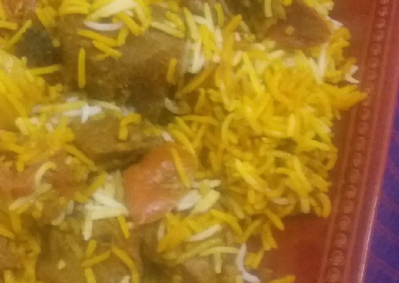 Daigi beef biryani