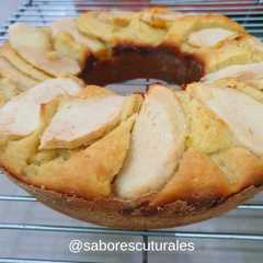 Una foto de 🍏🥧🍎Torta de Manzana Súper Húmeda (sin azúcar)🍎🥧🍏