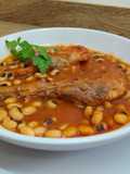 Alubias mascarillas con conejo