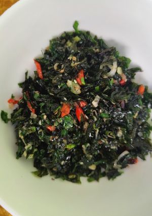 Foto resep Kangkung Crispy ala Devina Hermawan