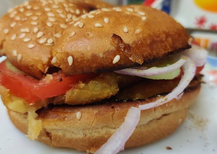 Aloo tikki burger