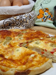 Una foto de Quiche de atún y aceitunas