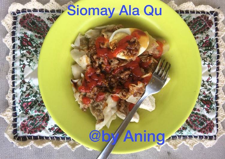 Cara memasak Siomay Ala Qu enak