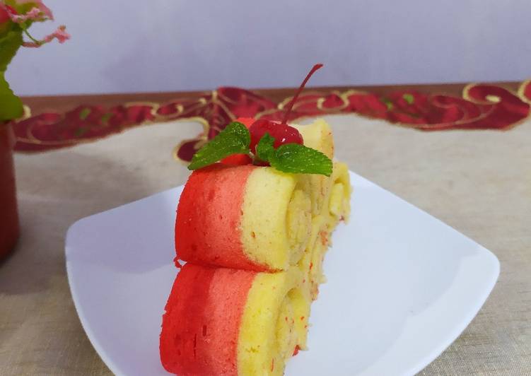 Resep Mini Roll Cake | Resep Membuat Mini Roll Cake Yang Enak Banget