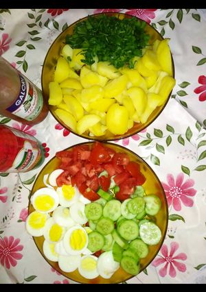 عکسی از دستور شام ساده ی خودمونی🌹🌷🌹