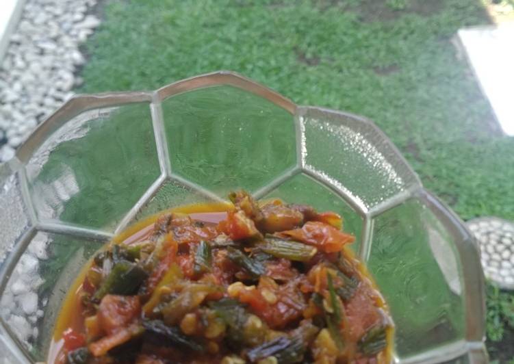 Cara memasak Sambel Daun Bawang Simple✓ enak