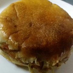A picture of Leftover Bhaji Burger.