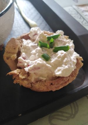 Túrókrémes kosárkák 😛 recept fotója