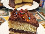 Una foto de frosting de chocolate