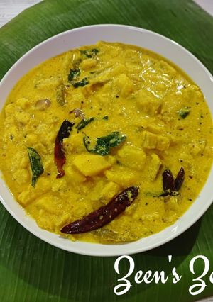 A picture of Kalan/Kurukku Kalan-Kerala Sadya Dish.