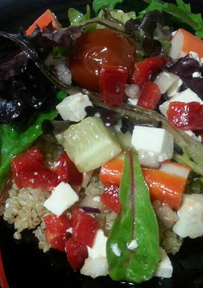 Una foto de Ensalada de quinoa