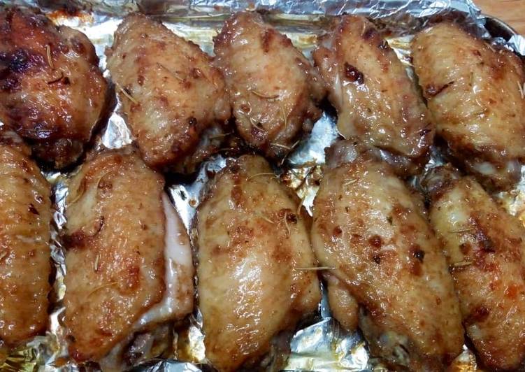 Recipe of Super Quick Homemade Roasted Chicken Wings With Rosemary